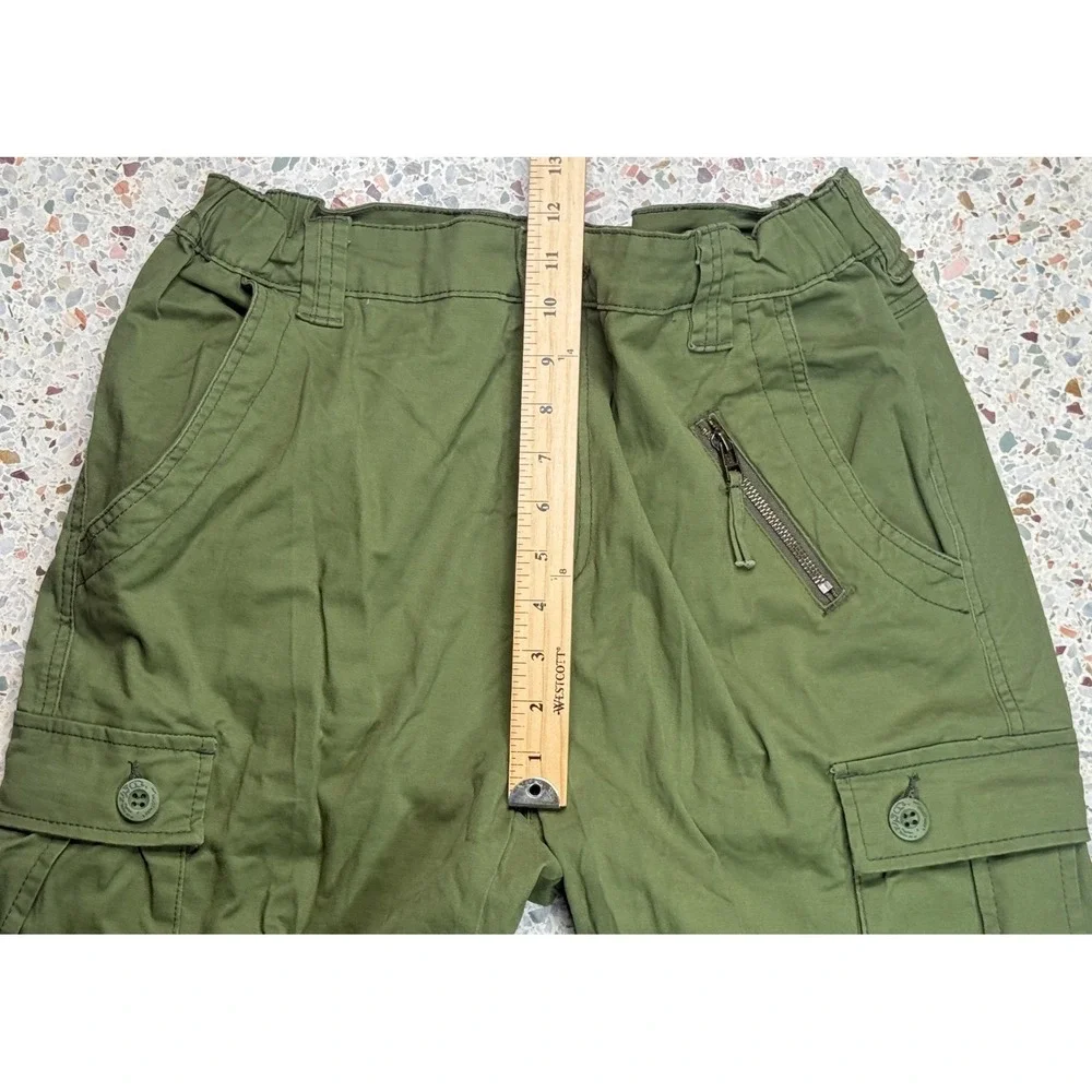 Must Way Women's Green Military Utility‎ Cargo Pants Size 14